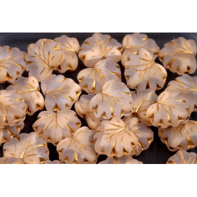 Korálky lístek č.1570 (13x11mm)