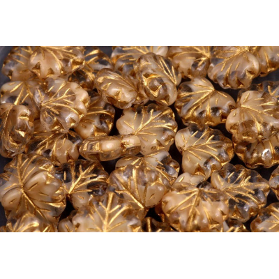 Korálky lístek č.1577 (13x11mm)