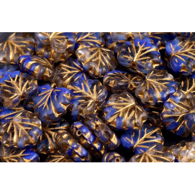 Korálky lístek č.1579 (13x11mm)