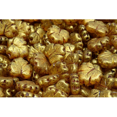 Korálky lístek č.1687 (13x11mm)