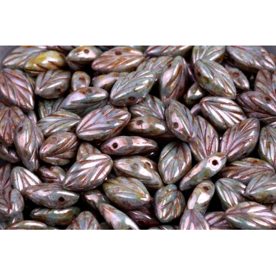 Korálky lístek č.1608 (7x11mm)