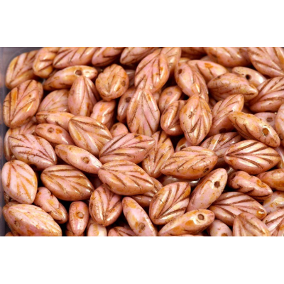 Korálky lístek č.1609 (7x11mm)