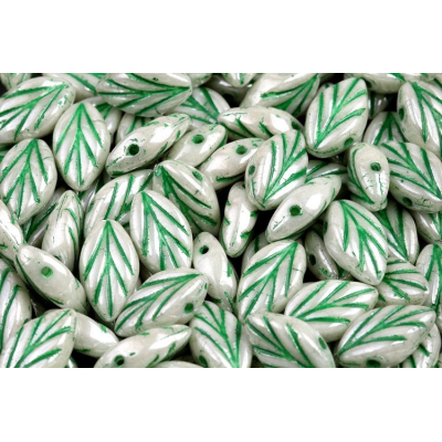 Korálky lístek č.1657 (7x11mm)