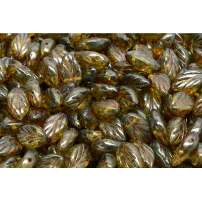 Korálky lístek č.1700 (7x11mm)