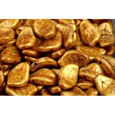 Korálky lístek č.1629 (9x14mm)