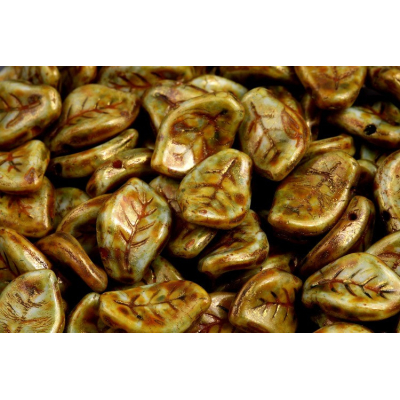 Korálky lístek č.1632 (9x14mm)