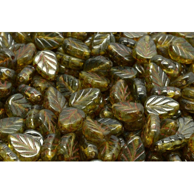 Korálky lístek č.1730 (10x8mm)