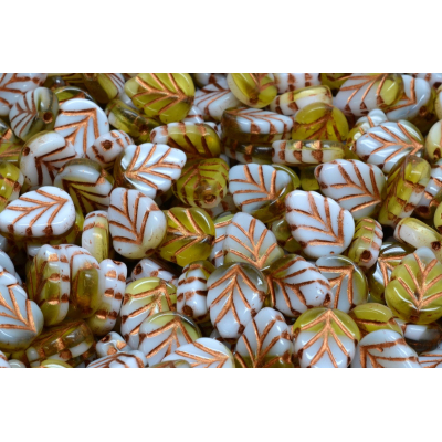 Korálky lístek č.2644 (10x8mm)