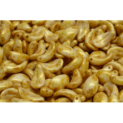 Korálky Zahnuté lístky č.1705 (7x13mm)