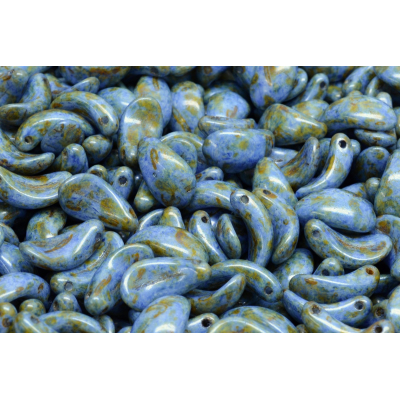 Korálky Zahnuté lístky č.1708 (7x13mm)