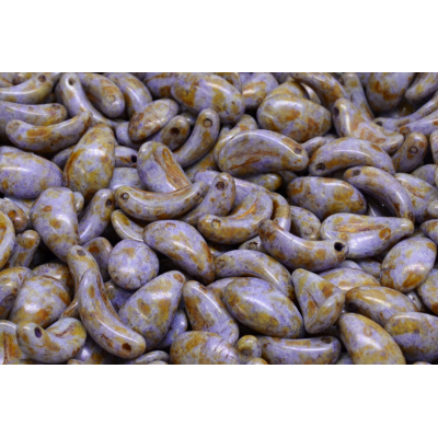 Korálky Zahnuté lístky č.1711 (7x13mm)