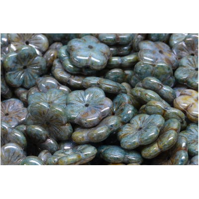 Korálky kytičky 444 (14x14 mm)