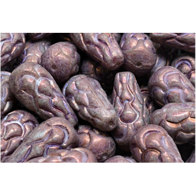 Korálky Šiška borová (25x12mm) č. 10