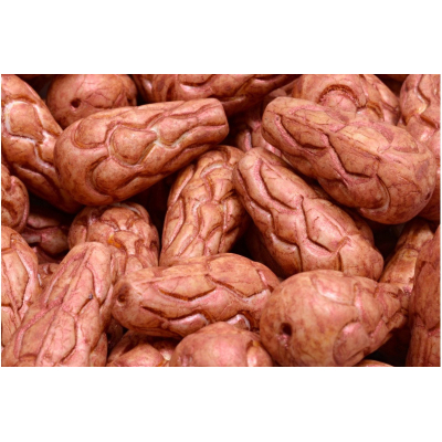 Korálky Šiška borová (25x12mm) č. 15