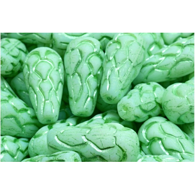 Korálky Šiška borová (25x12mm) č. 19