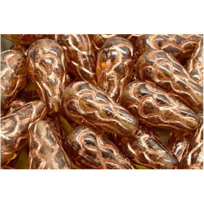 Korálky Šiška borová (25x12mm) č. 23