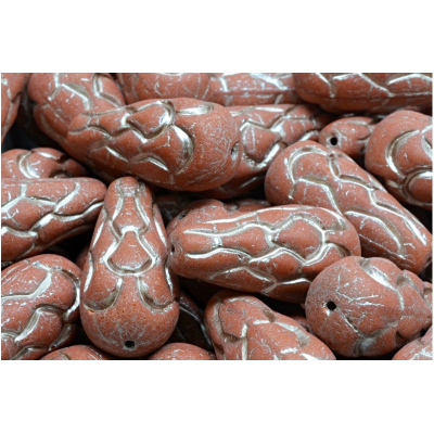 Korálky Šiška borová (25x12mm) č. 34