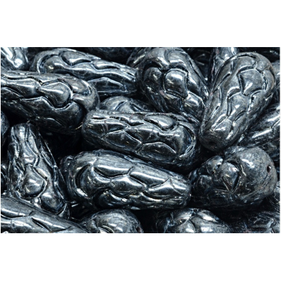 Korálky Šiška borová (25x12mm) č. 37