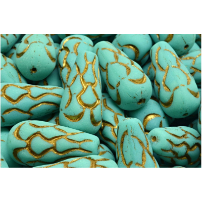 Korálky Šiška borová (25x12mm) č. 66