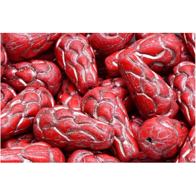 Korálky Šiška borová (25x12mm) č. 78