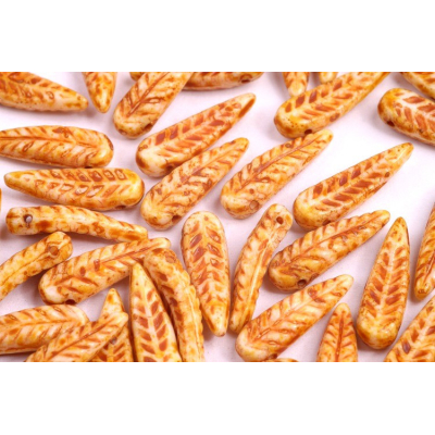 Korálky peříčka (5x17mm) - č. 22