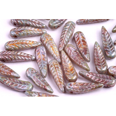 Korálky peříčka (5x17mm) - č. 23