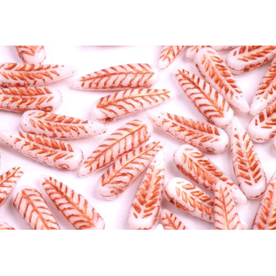 Korálky peříčka (5x17mm) - č. 33