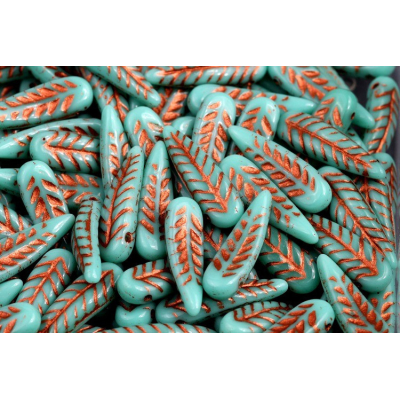 Korálky peříčka (5x17mm) - č. 66