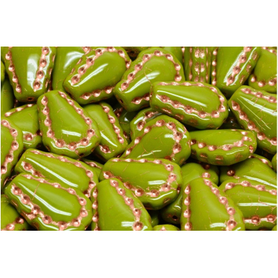 Krajková kapka č.3437 (17x12mm)