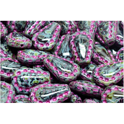 Krajková kapka č.3440 (17x12mm)