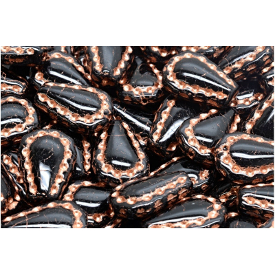 Krajková kapka č.3441 (17x12mm)