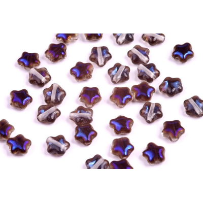 Korálky hvězdičky č. 1345 (6x6mm)