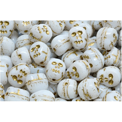 Korálky lebka č.3395 (12x12mm)