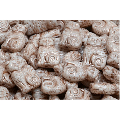 Korálky kočka č.3539 (17x11mm)