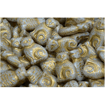 Korálky kočka č.3543 (17x11mm)