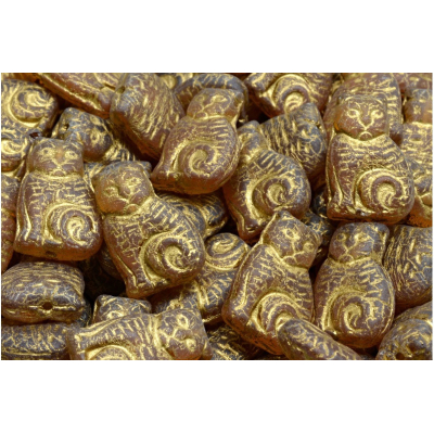 Korálky kočka č.3545 (17x11mm)