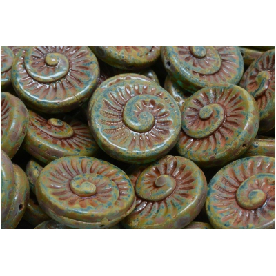 Korálky Fossil Shell 2834 (18X18mm)