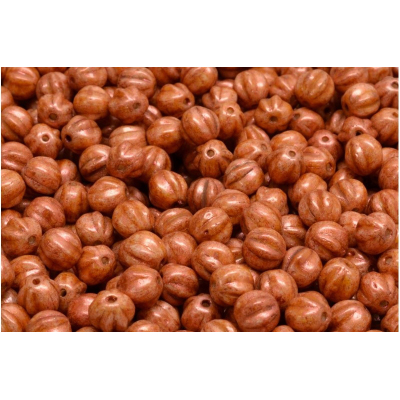 Korálky meloun č. 2997 (6x6mm)