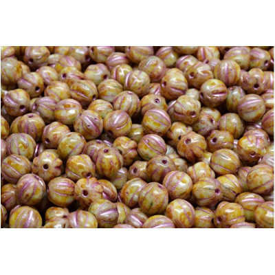 Korálky meloun č. 3004 (6x6mm)