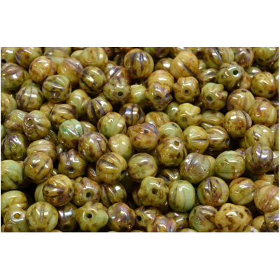 Korálky meloun č. 3005 (6x6mm)