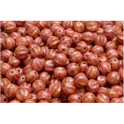 Korálky meloun č. 3006 (6x6mm)