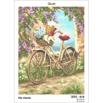 Plátno pro vyšívaní korálky - Piknikové kolo - č. 167 29...