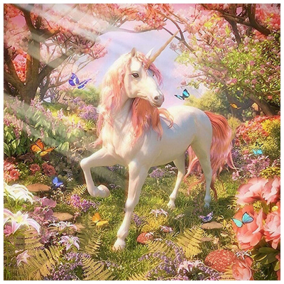 Diamantové malování - Jednorožec - č. 102 30 x 30 cm