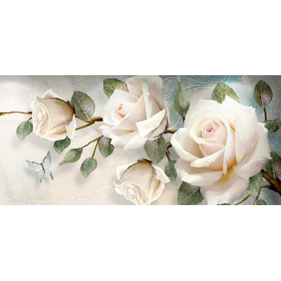 Diamantové malování - Růžové růže - č. 149 90 x 45 cm