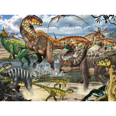 Diamantové malování - Dinosauři - č. 356 30x40 cm