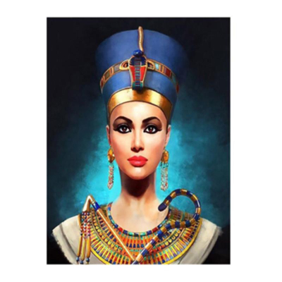 Diamantové malování - Nefertiti - královna Egypta - č....