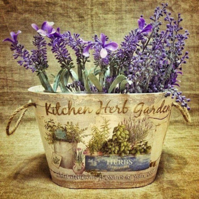 Diamantové malování - Bylinkovy kosik - č. 407 50x50 cm