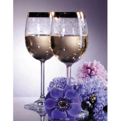 Diamantové malování - Poháry s vínem - č. 510 30x40 cm