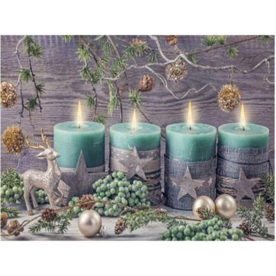 Diamantové malování - Vanoční zátíši - č. 627 40x50 cm