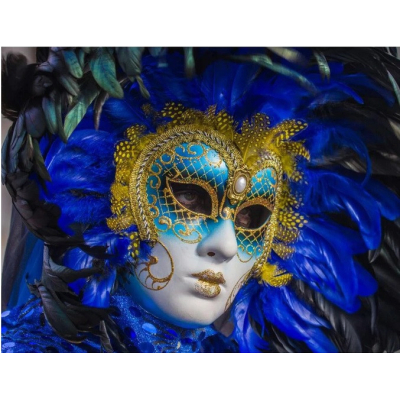 Diamantové malování - Benátská maska - č. 742 40x60 cm